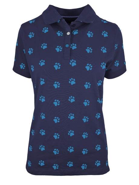 Hazy Blue Womens Short Sleeve Polo Shirt - Scarlett - Just £14.99! Shop now at Warwickshire Clothing. 