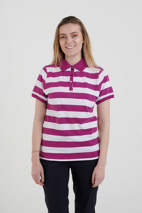 Hazy Blue Womens Short Sleeve Polo Shirt - Sienna - Just £14.99! Shop now at Warwickshire Clothing. 